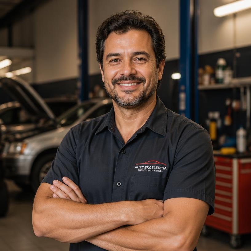 João Ricardo, proprietário da Auto Excelência
